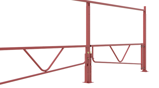 Double Fixed Height Restrictor with Swing Gate banner image