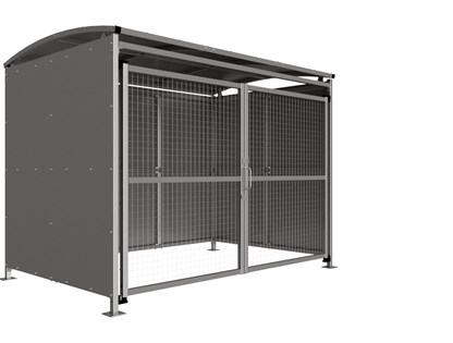 MM1 Shelter C/W Mesh Doors - Galvanised product image