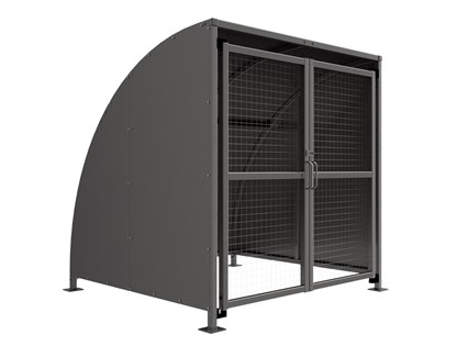 SG1 Shelter C/W Mesh Doors - Galvanised product image