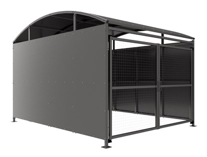 YM1 Shelter C/W Mesh Doors - Galvanised product image