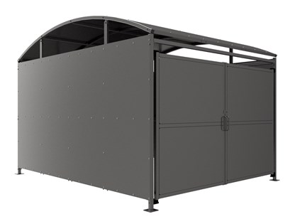 YM2 Shelter C/W Clad Doors - Galvanised product image