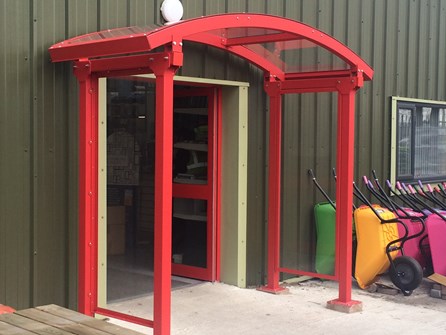 Huws Gray set the AUTOPA Entrance Canopy as the standard for all their sites article image